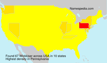 Surname Wickkiser in USA Surname Wickkiser in USA