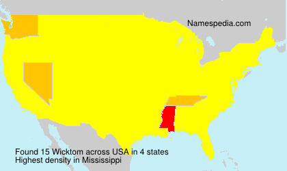 Surname Wicktom in USA Surname Wicktom in USA