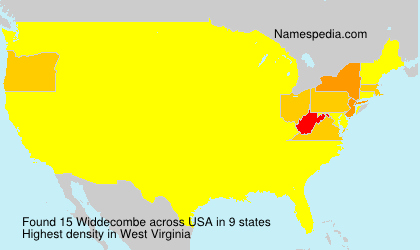 Surname Widdecombe in USA Surname Widdecombe in USA