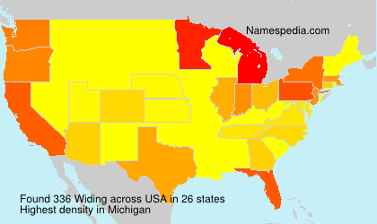Surname Widing in USA Surname Widing in USA
