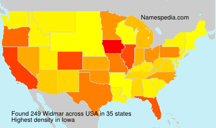 Surname Widmar in USA Surname Widmar in USA
