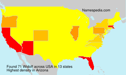 Surname Widoff in USA Surname Widoff in USA