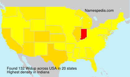 Surname Widup in USA Surname Widup in USA