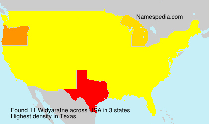 Surname Widyaratne in USA Surname Widyaratne in USA