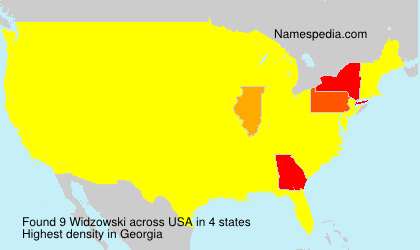 Surname Widzowski in USA Surname Widzowski in USA