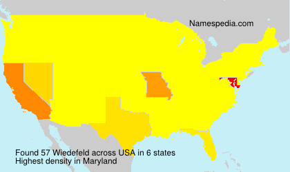Surname Wiedefeld in USA Surname Wiedefeld in USA