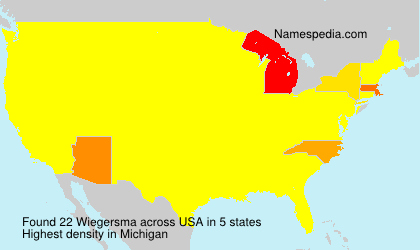 Surname Wiegersma in USA Surname Wiegersma in USA