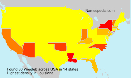 Surname Wiegleb in USA Surname Wiegleb in USA