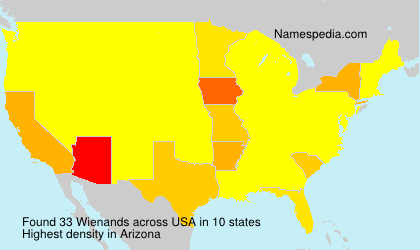 Surname Wienands in USA Surname Wienands in USA