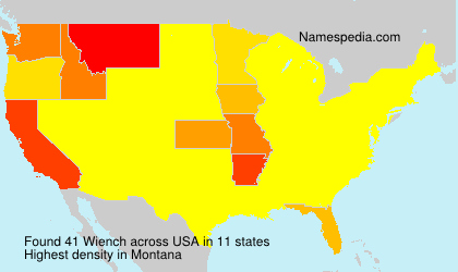 Surname Wiench in USA Surname Wiench in USA