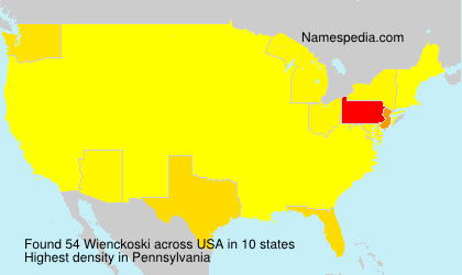 Surname Wienckoski in USA