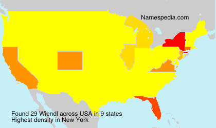 Surname Wiendl in USA Surname Wiendl in USA