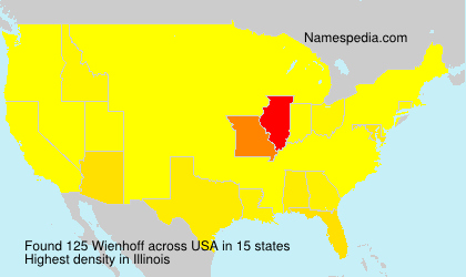 Surname Wienhoff in USA Surname Wienhoff in USA