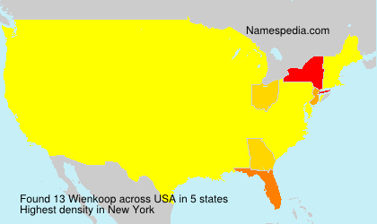 Surname Wienkoop in USA