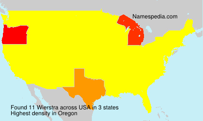 Surname Wierstra in USA Surname Wierstra in USA