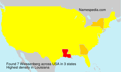 Surname Wiessenberg in USA Surname Wiessenberg in USA