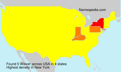 Surname Wiever in USA Surname Wiever in USA