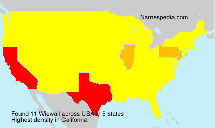 Surname Wiewall in USA Surname Wiewall in USA