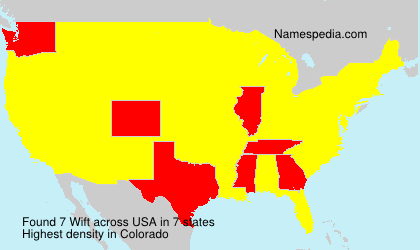 Surname Wift in USA Surname Wift in USA