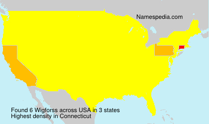 Surname Wigforss in USA Surname Wigforss in USA