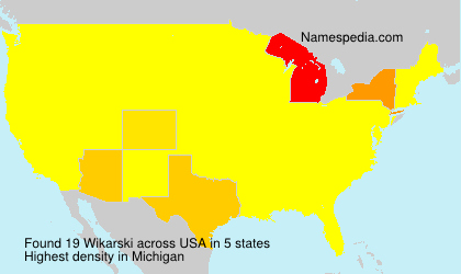 Surname Wikarski in USA Surname Wikarski in USA