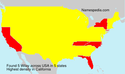 Surname Wilay in USA Surname Wilay in USA