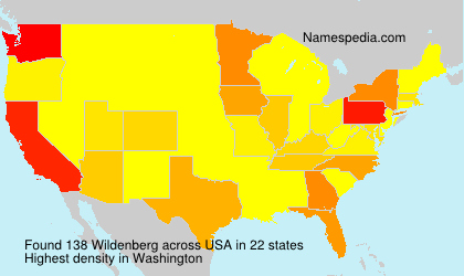 Surname Wildenberg in USA Surname Wildenberg in USA