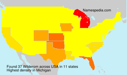 Surname Wilderom in USA