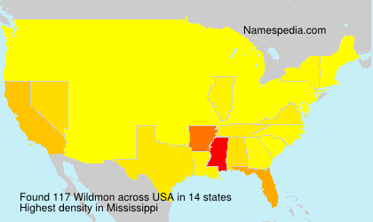 Surname Wildmon in USA Surname Wildmon in USA