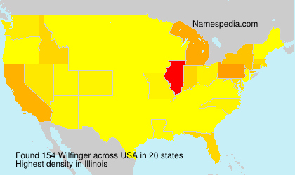 Surname Wilfinger in USA Surname Wilfinger in USA