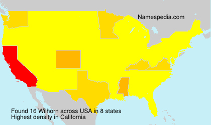 Surname Wilhorn in USA Surname Wilhorn in USA