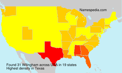 Surname Wilingham in USA Surname Wilingham in USA