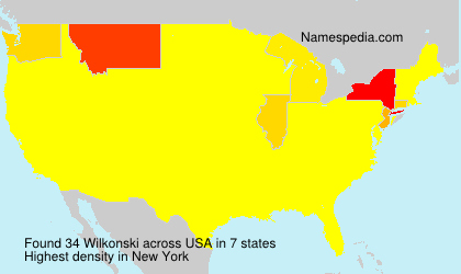Surname Wilkonski in USA Surname Wilkonski in USA