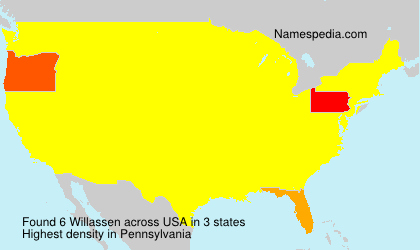 Surname Willassen in USA Surname Willassen in USA