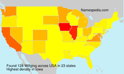 Surname Willging in USA Surname Willging in USA