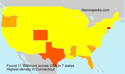 Surname Willimont in USA Surname Willimont in USA