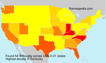 Surname Willougby in USA Surname Willougby in USA