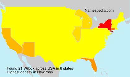 Surname Wilock in USA Surname Wilock in USA