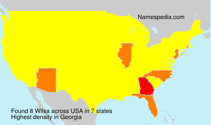 Surname Wilsa in USA Surname Wilsa in USA
