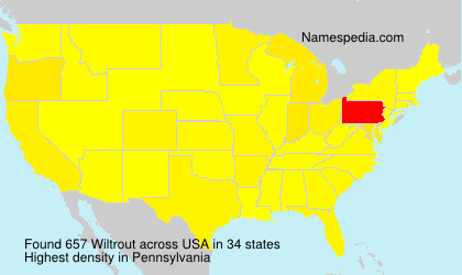 Surname Wiltrout in USA Surname Wiltrout in USA