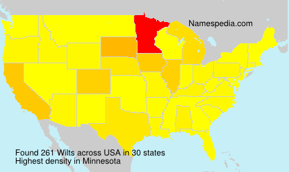 Surname Wilts in USA Surname Wilts in USA