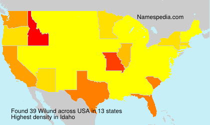 Surname Wilund in USA Surname Wilund in USA