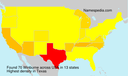 Surname Winburne in USA Surname Winburne in USA