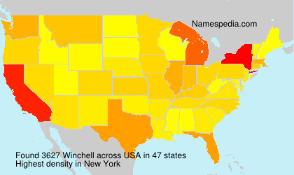 Surname Winchell in USA Surname Winchell in USA
