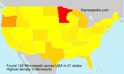 Surname Winczewski in USA Surname Winczewski in USA
