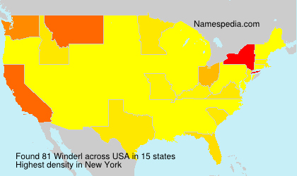 Surname Winderl in USA Surname Winderl in USA