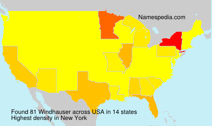 Surname Windhauser in USA Surname Windhauser in USA