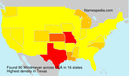 Surname Windmeyer in USA Surname Windmeyer in USA