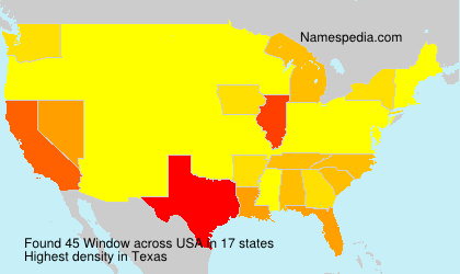 Surname Window in USA Surname Window in USA