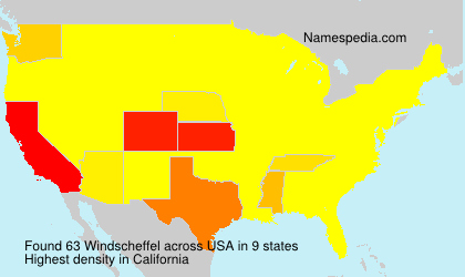 Surname Windscheffel in USA Surname Windscheffel in USA